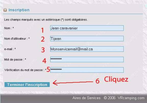 Il Faut S Enregistrer Pour L Annuaire Des Aires De Services De Vrcamping Com Rien De Complique Et C Est Mecanise Donc Vous Le Faites Vous Meme En Cliquant Sur Etape 1 Etape 2 1 Votre Prenom Et Nom 2 Votre Nom D Utilisateur C Est Le Nom Que Les